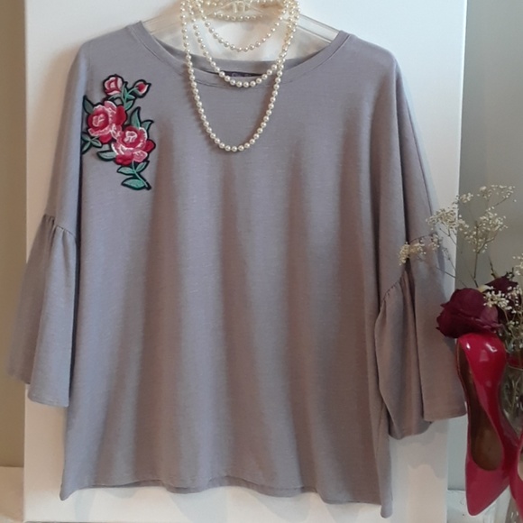 Olivia Sky Tops - 🌟Wide sleeve blouse